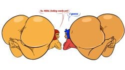 anus anus_peek asian asian_female ass ass_focus asshole asshole_focus big_ass big_booty blue_eyes blue_hair booty butt butt_focus cgthiccart commission dialogue doubleksauce duo duo_female duo_focus emi_(doubleksauce) feet feet_focus feet_up gigantic_ass gigantic_butt huge_ass huge_butt human hyper hyper_anus hyper_ass hyper_butt japanese_female korean_female large_ass large_butt lying_on_stomach meat_wall_(body_type) naked naked_female nikki_(cgthiccart) nude_female red_eyes red_hair smelly_ass smirking_at_partner stinky_ass tagme two_characters two_girls white_background
