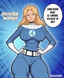 1girls big_ass big_breasts big_thighs breasts bust busty chest curvaceous curvy curvy_figure digital_media_(artwork) fantastic_four female hips hourglass_figure huge_ass huge_breasts huge_thighs invisible_woman large_ass large_breasts large_thighs legs light-skinned_female light_skin marvel marvel_comics mature mature_female mature_figure pixiqueenie slim_waist sue_richards sue_storm thick thick_hips thick_legs thick_thighs thighs voluptuous voluptuous_female waist wide_hips