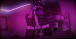 2boys 3d balls cat_ears cat_tail cum gay male male/male partially_clothed penis penis_in_ass protogen roblox robloxian self_upload tagme vincatto watermark