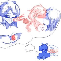 1boy 1boy1girl battle_for_bfb battle_for_bfdi battle_for_dream_island bfb bfdi cum_in_ass cum_on_face dick_on_face drooling female imagining kissing male object_shows one_(bfdi) osc penis penis_in_pussy pussy_ejaculation the_power_of_two thought_bubble three_(bfdi) tpot x_finds_out_his_value xfohv