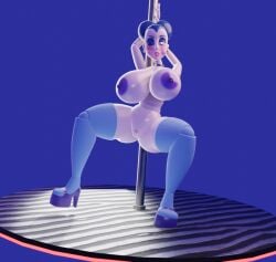 ballerina ballora ballora_(fnafsl) ballora_(spiderjunior10) five_nights_at_freddy's five_nights_at_freddy's:_sister_location fnaf naked nude sister_location