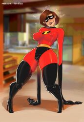 1girls ass big_ass big_thighs breasts curvaceous curvy curvy_figure darkhatboy digital_media_(artwork) disney elastigirl female helen_parr hero heroine hips hourglass_figure huge_ass huge_thighs hypnosis hypnotized large_ass large_thighs legs light-skinned_female light_skin mature mature_female milf mother pixar pixar_mom slim_waist superhero superheroine the_incredibles thick thick_hips thick_legs thick_thighs thighs voluptuous voluptuous_female waist wide_hips wide_thighs
