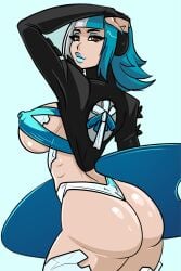 1girls ass ass_focus big_ass female female_only luna_snow luna_snow_(cool_summer) luna_snow_(marvel_rivals) marvel marvel_rivals thick_thighs versuspb