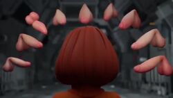 1girls anal_sex armpit_job ass_fucking boobjob brown_hair cock_sucking cum_in_mouth cum_in_pussy cum_inside cumming doggy_style eyeglasses female ghost_penis glasses group_sex jinkies! redmoa scoob! scoob!_(movie) scooby-doo tagme velma velma_dinkley video