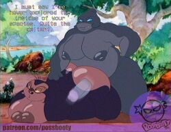 4_eyes alien alien_humanoid anal anal_sex anthro ass big_moobs big_muscles big_pecs blue_eyes breast_squish breasts dialogue disney doggy_style duo english_text from_behind_position gantu grey_body grey_skin hand_on_back hand_on_hip hi_res humanoid jumba_jookiba kneeling kweltikwan lilo_and_stitch male male/male male_with_breasts moobs multi_eye muscles muscular overweight pecs penetration penile penile_penetration penis penis_in_ass possbooty purple_body purple_skin sex slightly_chubby squish text url vhs_filter x-ray_view yellow_sclera