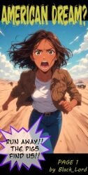ai_assisted ai_generated comic comic_page cops frontier interracial interracial_sex latina latina_female mexican_female page_number patrol_03 plot racial_slur running screaming story story_in_picture