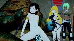3d 3d_(artwork) 3d_background 3d_model 3d_render alien amber_eyes banner bare_arms bare_breasts bare_legs bare_midriff bare_shoulders bare_thighs barefoot belly_button big_breasts black_collar black_hair black_leotard black_pants blonde_hair breasts brown_eyes chain_leash chained chained_collar chained_up chains cleavage closed_eyes collar crying crying_with_eyes_closed cum cum_drip cum_on_tail cum_on_thighs cup dark-skinned_female dark_skin drink drinking_glass emerald_sustrai exposed exposed_body exposed_breasts exposed_midriff exposed_nipples exposed_pussy exposed_shoulders exposed_torso eyelashes female forced forced_sex forced_to_watch gold_(metal) gold_bracelets gold_jewelry golden_bracelets gray_background gray_wall green_bikini green_bikini_top green_body green_hair green_top harem harem_girl harem_girls harem_outfit holding_chain holding_leash hourglass_figure hourglass_figured_female jabba's_palace jabba_the_hutt leash leash_and_collar leash_pull leashed_collar leashed_female leotard long_hair lyn_me_(cosplay) master_and_pet master_and_servant master_and_slave midriff naked naked_female navel nipples nipples_exposed nipples_outside outer_sideboob pants purple_eyes red_banner red_highlights return_of_the_jedi ruby_rose rwby saliva saliva_drip saliva_on_finger saliva_string saliva_trail short_hair sideboob slave slave_bikini slave_collar slave_outfit slavegirl slug small_boobs small_breasts spit spit_trail star_wars star_wars:_return_of_the_jedi tan_skin tatooine tears tears_of_pain tears_on_cheek thick_thighs thong_leotard vent viz_media watching yang_xiao_long