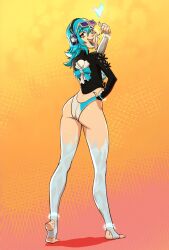 1girls ass ass_focus female female_only looking_back luna_snow luna_snow_(cool_summer) luna_snow_(marvel_rivals) mackfitzg marvel marvel_rivals thick_thighs