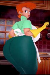 animated big_ass big_breasts big_butt cartoon_network dexter's_laboratory dexter's_mom fat_ass fat_butt fully_clothed_female looking_back milf orange_hair short_hair tagme thick_ass thick_thighs tongue_out video wily27