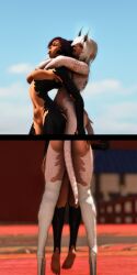 au_ra female final_fantasy_xiv futanari intersex kiaara scales