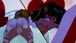 3d animated asuka_langley_sohryu cum draktar856_(artist) neon_genesis_evangelion no_sound sex shinji_ikari tagme video