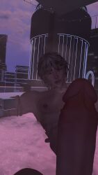 cock_out horny_male hottub male_only naked_male ready_to_fuck vrchat vrchat_avatar