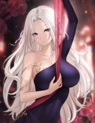 breasts edelgard_von_hresvelg female female_only fire_emblem fire_emblem:_three_houses gigamessy nintendo solo white_hair