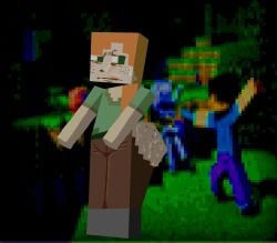 1girls alex_(minecraft) bodily_fluids female freckles freckles_on_ass freckles_on_face fur_ghost genital_fluids genitals ghostfluff0 ginger ginger_hair green_eyes looking_back minecraft mojang ripped_clothing square_head sweat sweaty_butt tagme