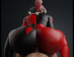 3d animated ass_focus batman batman:_arkham_knight batman_(series) big_ass blonde_hair bouncing_ass clothed completely_naked completely_naked_male completely_nude completely_nude_male costume creampie crotch_cutout cum_in_pussy cum_inside curvy_figure dc dc_comics greese harley_quinn harley_quinn_(classic) harley_quinn_(injustice) injustice_2 partial_male pawg pigtails pov reverse_cowgirl_position riding_penis skin_tight sound tagme vaginal video villainess