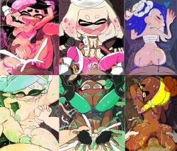 1boy 1boy1girl 1girl1boy 1girls 6+girls 6girls absurd_res anal anal_sex anus areola areolae bent_over big_breasts black_hair blue_hair blush blush_lines bodily_fluids bodily_fluids_in_pussy bottomwear bottomwear_down breast_grab breasts callie_(splatoon) cephalopod cephalopod_humanoid clothed clothed_sex clothing cream_eyes creampie cum cum_in_pussy cum_inside cyan_hair cyan_highlights dark-skinned_female dark_skin deep_cut_(splatoon) duo ejaculation faceless_male female female_focus forbiddenchees8 from_front_position frye_(splatoon) fucked_silly genital_fluids genitals gray_hair green_pussy grey_hair group hand_on_breast hetero hi_res human human_on_humanoid humanoid humanoid_genitalia humanoid_pussy ink ink_on_body inkling large_breasts looking_at_viewer looking_back looking_pleasured lying male male/female male_human/female_humanoid marie_(splatoon) marina_(splatoon) marine marine_humanoid microphone missionary_position mollusk mollusk_humanoid multiple_girls nintendo nipples nude octarian octoling off_the_hook_(splatoon) offscreen_character on_back open_mouth orgasm pants pants_down partially_clothed pearl_(splatoon) penetration pink_highlights pleasure_face purple_highlights purple_tongue pussy sex shiver_(splatoon) shiver_hohojiro splatoon squid_sisters straight take_your_pick tongue tongue_out torn_clothing unseen_male_face vaginal_fluids vaginal_penetration white_hair yellow_eyes yellow_hair