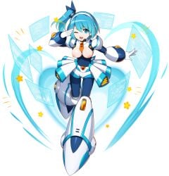 ai_generated collage female large_breasts mega nipples panties rico_(mega_man)