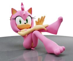 3d amy_rose blender breasts eulipotyphlan female figure furry green_eyes hedgehog mammal nipples nude pussy sega smpthehedgehog solo sonic_(series) sonic_the_hedgehog_(series)