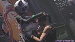 1futa 1girls 3d animated balls big_balls big_penis brown_hair detailed_background duo eyewear_on_head fellatio female fingerless_gloves fortnite fortnite:_save_the_world futa_on_female futanari gloves head_grab human intersex large_penis long_penis meatroza oral panda_team_leader penis ponytail ramirez_(fortnite) rose_team_leader_(fortnite) sound source_filmmaker tagme video