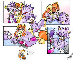 blaze the cat from sonic (series) by chibi-jen-hen
