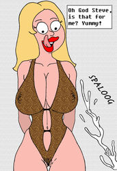 alternate_breast_size american_dad between_labia bikini breasts female francine_smith innie_pussy large_breasts milf sbb