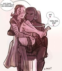 cbullet dark-skinned_male dark_skin finn_(star_wars) interracial male penis rey roleplay star_wars tagme