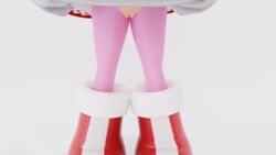 3d amy_rose anthro clothed clothing clothing_lift eulipotyphlan female figure footwear front_view gloves hedgehog hi_res mammal mostly_nude no_underwear pink_body ps12 pussy skirt skirt_lift solo sonic_(series)