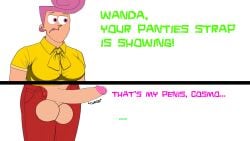 1girl clothed cosmo the_fairly_oddparents the_fairly_oddparents:_a_new_wish wanda wanda_fairywinkle-cosma