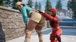 2girls 3d_animation ai_generated ass ass_grab ass_worship beanie_hat cap clothing epic_games fortnite grok licking_ass long_hair massive_ass mp4 opal_(fortnite) panties pants_down plump plump_ass red_hat ruby_(fortnite) short_hair tagme thick_ass video white_panties