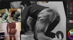 2026 actor artist_request ass backrooms_(film) big_ass clark_(backrooms) digital_media_(artwork) everyone_is_so_mean_2_me male male_only meme monochrome real_person reference_image tagme the_backrooms
