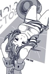 1girls 2023 ayunda_risu big_breasts bunbbun1 holoctober hololive hololive_indonesia looking_at_viewer solo solo_female squirrel_girl squirrel_tail tagme virtual_youtuber