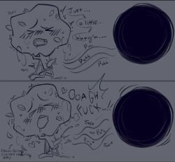 battle_for_dream_island bfdi black_hole_(bfdi) cum ejaculation gay hands-free moaning object_shows tree_(bfdi) yaoi