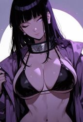 1girls ai_generated female female_only hyuuga_hinata long_hair naruto naruto_(series) naruto_shippuden solo solo_female tagme