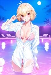 ai_generated arcueid_brunestud blonde_female blonde_hair female female_only red_eyes tsukihime
