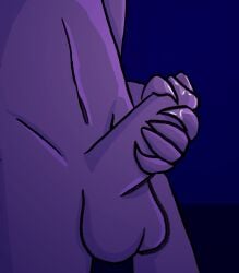 alec_makri_(mastemamothpriest) animated bodily_fluids demon erection genital_fluids hi_res human humanoid leaking_penis leaking_precum loop male mammal masturbation no_sound precum simpabyss solo standing