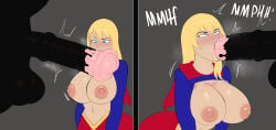 1girls dc dc_comics g3mma horse horsecock supergirl zoophilia