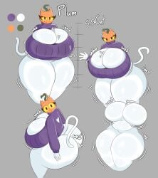 1female 1girls 2d big_breasts boob_window breasts breasts_bigger_than_head breasts_bigger_than_torso breasts_out cat_ears character_sheet clothed enormous_breasts female gigantic_breasts goo goo_creature goo_girl huge_breasts hyper hyper_breasts massive_breasts naked oc original original_character plum_(plumkinplumchime) plumkinplumchime pumpkin pumpkin_head slime slime_girl slime_monster sloshing_breasts tail turtleneck turtleneck_sweater wobbling_breasts