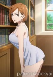 1girl 1girls ai_generated anime breasts curvy curvy_female curvy_figure eyes female fit hair jujutsu_kaisen kugisaki_nobara nsfw stickyai tits voluptuous