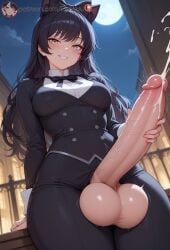 1futa 2026 ai_generated ass balls big_ass big_balls big_breasts big_butt big_penis blake_belladonna flouzai futa_only futanari highres huge_breasts huge_cock looking_at_viewer penis rwby seductive seductive_look seductive_pose seductive_smile testicles uncensored veiny_penis