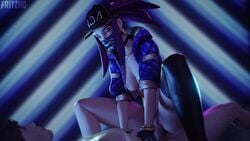 1boy 1girls 3d akali alternate_costume animated areolae blender breasts cowgirl_position erection female fritzhq k/da_akali k/da_series league_of_legends male medium_breasts nipples no_sound penetration penis pussy sex spread_legs straight vaginal_penetration video