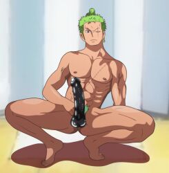 1boy abs bara bara_body bara_tiddies bara_tits barazoku beefy big_dick_energy big_penis bigger_male black_penis broad_shoulders completely_naked completely_nude cute cute_male dark_penis defined_muscles earrings frown frowning gay girthy_penis green_hair green_pubic_hair haki_(one_piece) haki_cock huge_cock hunk japanese_male large_penis larger_male long_penis male male_focus male_only manly masculine_male masturbating masturbation muscles muscular muscular_male naked nude one_piece pecs pectorals penis pirate post-timeskip pubic_hair roronoa_zoro scar scar_across_eye scar_on_chest scar_on_face scars seasongentle simple_artstyle six_pack solo solo_male tall_male taller_male tough_guy yaoi