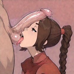 1boy 1girls ai_generated avatar_legends avatar_the_last_airbender brown_hair tagme ty_lee