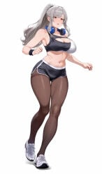 absurdres adjutant_(snowbreak) assertive_female cccsakuya commentary_request highres legs nerida_morozova snowbreak:_containment_zone thighhighs thighs