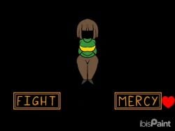 1girls ass big_ass big_butt black_background brown_hair butt chara fart fart_cloud fart_fetish farting farting_at_viewer fat_ass fat_butt female female_only fully_clothed huge_ass huge_butt ibispaintx pov red_eyes solo sound tagme talking_to_viewer text text_box thick_ass thick_butt toby_fox undertale video