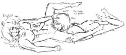 1boy 1girls 25mglexi abs ass bed between_legs blush clitoral_hood clitoris cunnilingus cuntboy dialogue drooling eating_pussy female heart heart_ahoge holding_head holding_leg kristin_(sym-bionic_titan) lance_lunis laying_down laying_on_bed legs_up male mastectomy_scar moan moaning moaning_in_pleasure moans muscular muscular_male nipples nymphiaheart on_stomach oral oral_sex pecs pillow pleasure_face pubic_hair pussy pussy_juice ribs self_upload sex sketch sweating sym-bionic_titan tdick top_surgery_scars tremble_lines tremble_spikes trembling trembling_for_pleasure vagina vaginal_fluids watch wet wet_pussy