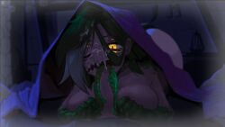1boy 1girl 1girls 6_eyes bed bed_sheet bedroom bedroom_setting bedroom_sex blowjob blowjob_focus blowjob_only cum cum_drip cum_in_mouth cum_on_face cumshot glowing_eyes green_hair licking licking_cum licking_penis multiple_eyes naked naked_female night night_fox_works reptile reptile_girl reptile_humanoid reptilian scales scalie scalie_female scp scp-682 scp_foundation sleep_blowjob sleep_molestation sleeping tongue tongue_job tongue_out tongue_out_blowjob tongue_wrap tounge tounge_on_cock tounge_out under_blanket under_sheets yellow_eyes