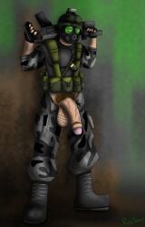adrian_shephard big_cock big_dick big_penis cock dick exposing_self fully_clothed gas_mask half-life:_opposing_force half-life_(series) hung male_only masked masked_male military military_uniform penis pubic_hair roztocci soft soft_penis solo solo_focus solo_male uncut uncut_cock uncut_male uncut_penis unerect veiny veiny_penis