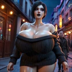 1girls 1woman 3d ada_wong ada_wong_resident_evil ai_generated big_ass big_breasts big_penis black_hair black_lipstick black_skirt colossal_breasts gothic_girl gothic_makeup makeup micro_skirt nsfw ravenomega resident_evil resident_evil_2 resident_evil_2_remake resident_evil_3 resident_evil_3_remake resident_evil_4 resident_evil_9:_requiem sex sexy_body sexy_female sexy_pose sexy_woman skirt solo solo_female sound sound_effects street sunglasses sweater sweater_pull tagme tinted_eyewear video voluptuous_body voluptuous_female water wet_body white_body white_skinned_female