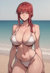 1girls ai_generated chainsaw_man long_hair makima_(chainsaw_man) red_hair tagme