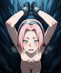 1girls ai_generated green_eyes naruto naruto_(series) pink_hair sakura_haruno tagme